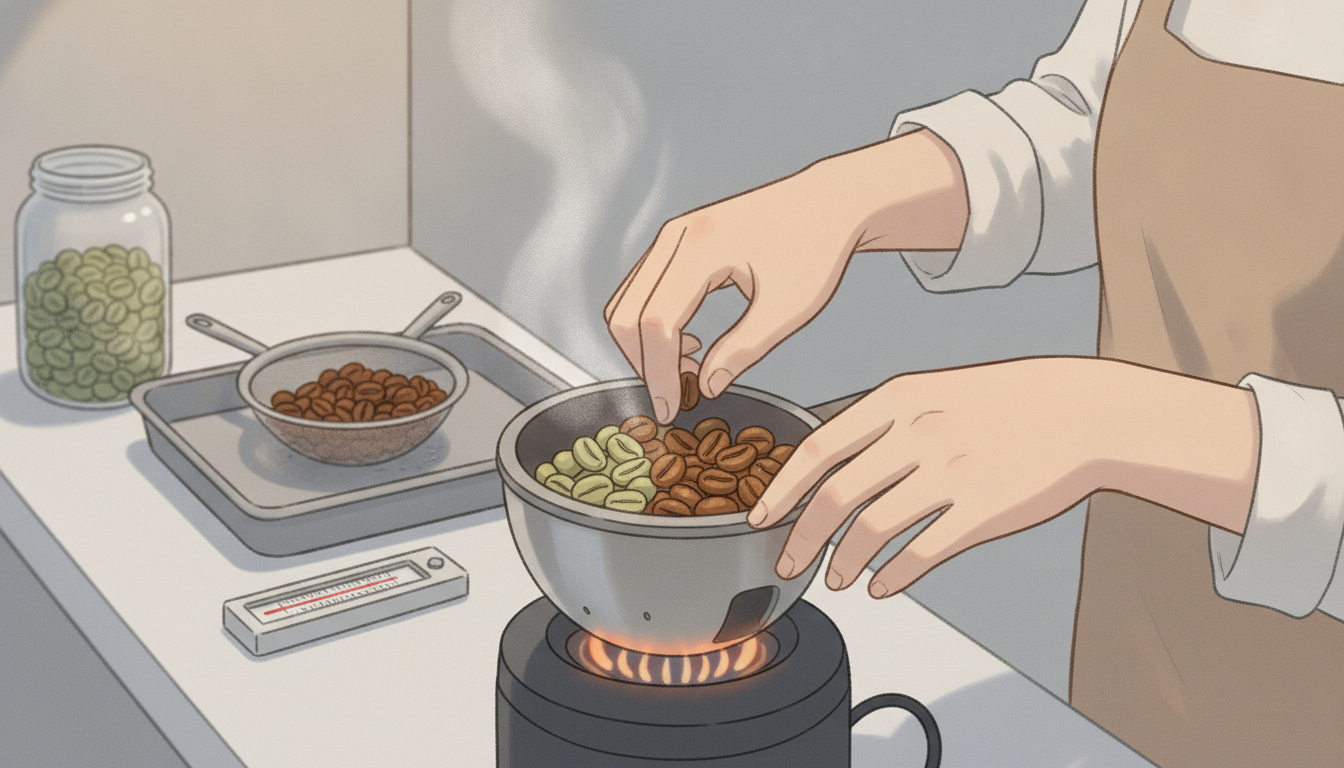 自家焙煎のやり方を手順で解説